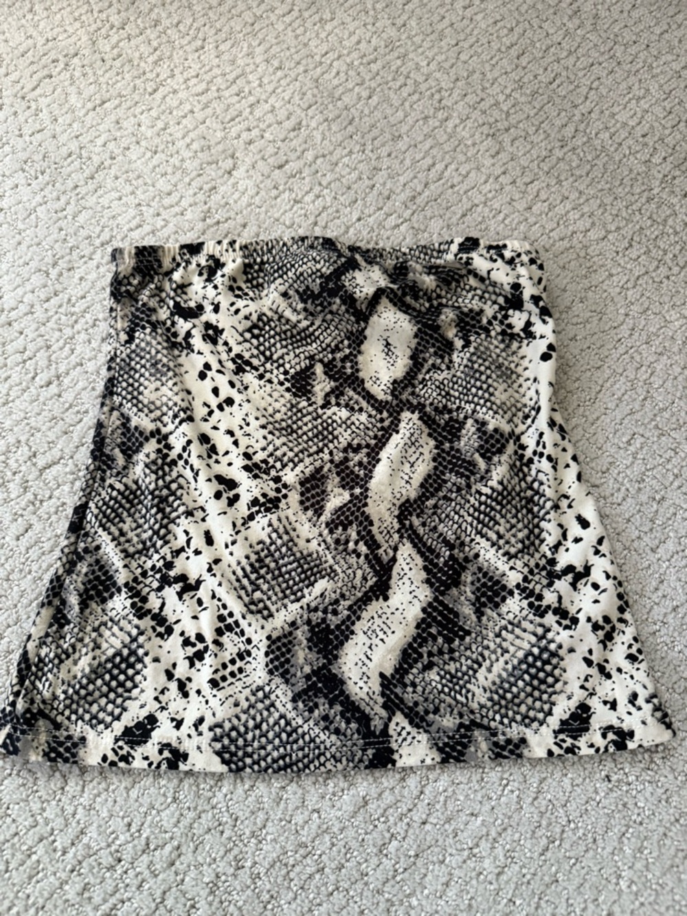 Snake Skin Tube Top Full Length Y2K Vintage Rock
